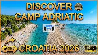 Thumbnail: 🏖️ Camp Adriatic Beach Walk in 8K 360° VR 🇭🇷 Croatia Summer 2026