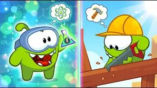 Thumbnail: SCIENTIST vs. BUILDER! 🧪🔨 Om Nom's Big Career Adventure | Labor Day Special