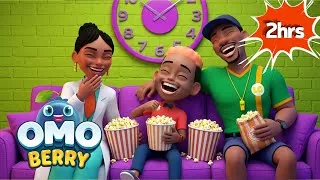 Thumbnail: 🍿 Family Movie Night With OmoBerry 🎬 Educational Cartoons on YouTube + Kids Songs + Kids Cartoons