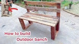 Thumbnail: Easy DIY Garden Bench Build | Amazing Woodworking Project Step by Step 