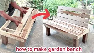Thumbnail: Amazing Garden Bench Woodworking Project | DIY Outdoor Bench Build 