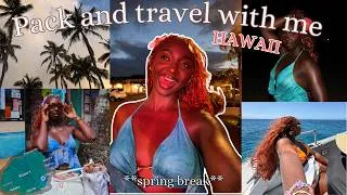 Thumbnail: PACK AND TRAVEL WITH ME TO HAWAII ✈️ Spring Break trip