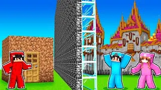 Thumbnail: I Cheated with a PROFESSIONAL Builder in a Building Challenge Competition (Minecraft)