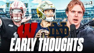 Thumbnail: Notre Dame vs Wisconsin EARLY Thoughts