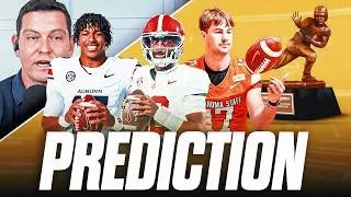Thumbnail: Heisman Trophy PREDICTION: Why a first-year, full time power 4 Quarterback will WIN in 2026