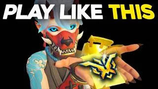 Thumbnail: I taught a scared Kiriko player how to carry a bad team