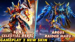 Thumbnail: GAMEPLAY 2 NEW SKIN | SUN ARGUS COLLECTOR TITAN | SUN CELESTIAL REBEL | ARGUS RAIDEN MARU