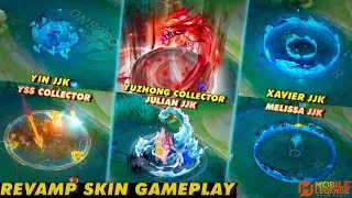 Thumbnail: 8 REVAMP SKIN GAMEPLAY | YIN XAVIER MELISSA JULIAN JJK | YSS YUZHONG COLLECTOR | MOSKOV RAFEALA EPIC
