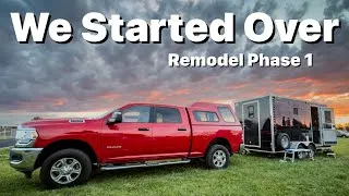 Thumbnail:  We Went Bold… and Not Everyone Will Agree…..cargo trailer remodel! 
