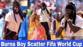 Thumbnail: BURNA BOY SCATTER FIFA WORLD CUP HALF TIME PERFORMANCE IN AMERICA
