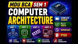 Thumbnail: MDU BCA Sem 1 Computer Architecture Complete