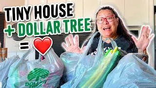 Thumbnail: Dollar Tree Tiny House Shopping Haul | Budget Living + Memorial Weekend Finds