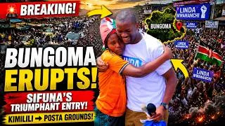 Thumbnail: SIFUNA'S TRIUMPHANT BUNGOMA ENTRY! 🔥 Linda Mwananchi Takes Over Kimilili to Posta  | WANTAM 2027?
