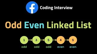 Thumbnail: Odd Even Linked List - LeetCode 328 - Coding Interview Questions