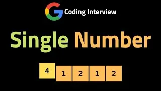 Thumbnail: Single Number - LeetCode 136 - Blind 75 - Bit Manipulation