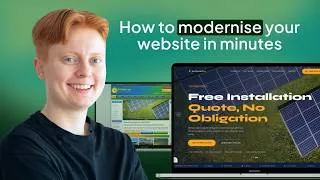 Thumbnail: How to Modernise & Redesign Any Website in Minutes with Aida AI Website Builder (Full Tutorial)