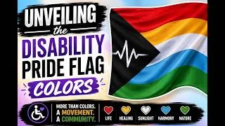 Thumbnail: Unveiling the Disability Pride Flag  Colors
