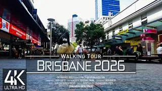 Thumbnail: 【4K 60fps】🇦🇺 VIRTUAL WALKING TOUR: 🚶 «Brisbane - Australia 2026» 🎧 ORIGINAL SOUNDS 🚫 NO COMMENT📺ASMR