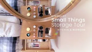 Thumbnail: Small Item Storage Tour: Kitchen, Bedroom | Minimalist Tips to Stop Losing or Scattering tiny things