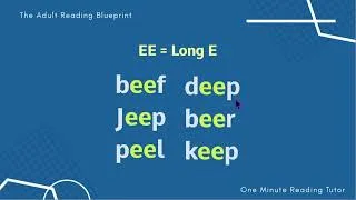Thumbnail: Learn How to Read American English Lesson 12: Sound of EE #phonics #readingenglish