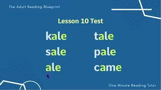 Thumbnail: Learn How to Read American English Lesson 10: Sound of Long A (A_E) #phonics #readingenglish