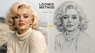 Thumbnail: How to Draw a Female Face Using the Loomis Method
