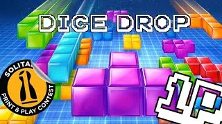 Thumbnail: Tetris + Dice = ??? Solitaire PnP Design Contest Ep. 4 - Dice Drop