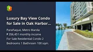 Thumbnail: Luxury Bay View Condo for Sale in Oak Harbor Residences, Paranaque City