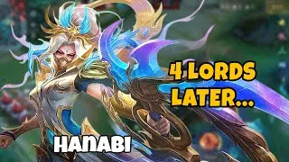 Thumbnail: FOUR LORDS!!!! HOW DID WE EVEN WIN THIS??? | Hanabi | S41 Legend | MLBB