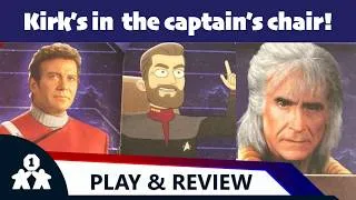 Thumbnail: Captain's Chair: To Boldly Go and Second Contact solo play and review - One Stop Co-Op Shop