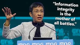 Thumbnail: Maria Ressa: "We Are Living Through an Information Armageddon"