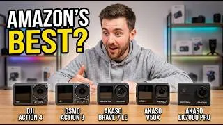 Thumbnail: 🎥 Top 5 Best Action Cameras on Amazon (2026) | DJI & AKASO Budget Camera Guide