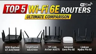 Thumbnail: Top 5 Best Wi-Fi 6E Routers on Amazon (2026) | Fastest Routers for Gaming & Streaming