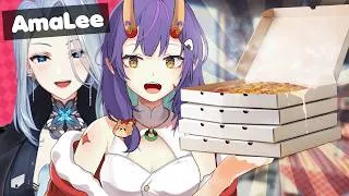 Thumbnail: Amalee introduces me to Pearl Necklaces while making Pizza!