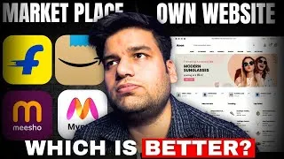 Thumbnail: E-Commerce via Own Website vs Meesho Flipkart Amazon 