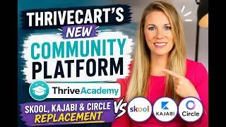 Thumbnail: ThriveCart’s New Community Platform ThriveAcademy | Skool, Kajabi & Circle Replacement