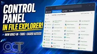 Thumbnail: Access Windows Control Panel Tools from File Explorer