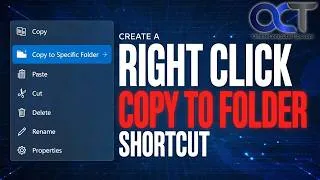 Thumbnail: Add a Context Menu Right Click Copy Files and Folders to a Specific Folder Option in Windows