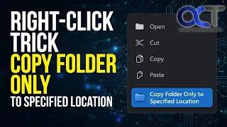 Thumbnail: Right-Click to Auto-Create Folder Copy (Name Only) in Windows