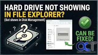 Thumbnail: Why Your Hard Drive is Hidden in File Explorer (And How to Unhide It)