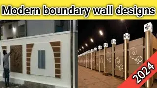 Thumbnail: Modern boundary wall design | Beautiful boundary wall design