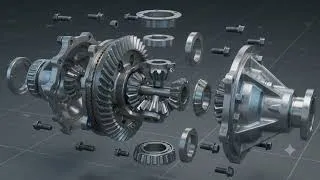 Thumbnail: How Differential Gears Work: Detailed 3D Animation