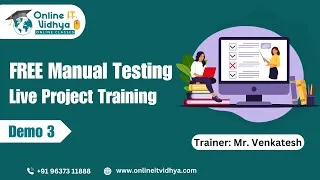 Thumbnail: Manual Testing Live Project Online Training | Tutorial for Beginners | Demo 3 | OnlineITvidhya