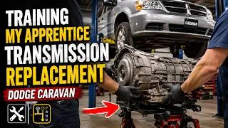 Thumbnail: Training My Apprentice to Replace His First Dodge Caravan Transmission! Why it went bad.