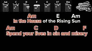 Thumbnail: House Of The Rising Sun I The Animals I Play A long I Guitar I Beginner I Chords & Lyrics