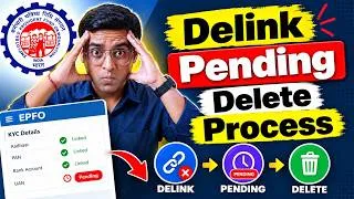 Thumbnail: PF Member id DELINK request ko hataye kaise . how to remove Pending Delink Request