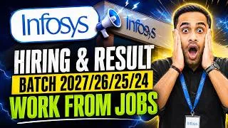 Thumbnail: Infosys Hiring 2027/26/25/24 | Infosys Result | Recruit CRM work from Home