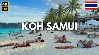 Thumbnail: Koh Samui, Thailand 🇹🇭 — Iconic Chaweng Beach Walking Tour 4K HDR
