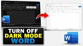 Thumbnail: How to Turn Off DARK MODE in Microsoft Word