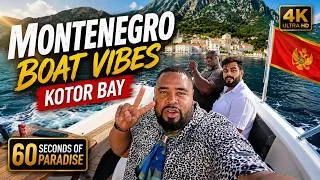 Thumbnail: Montenegro by Boat 🇲🇪 | Kotor Bay in 60 Seconds | One of Europe’s Hidden Gems